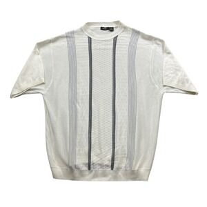 Gachu 3XL Ivory Sweater‎ Vintage Short Sleeve 100% Acrylic